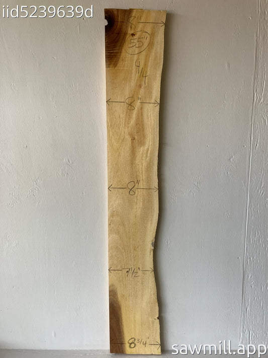 1" x 9" x 55" Monkeypod