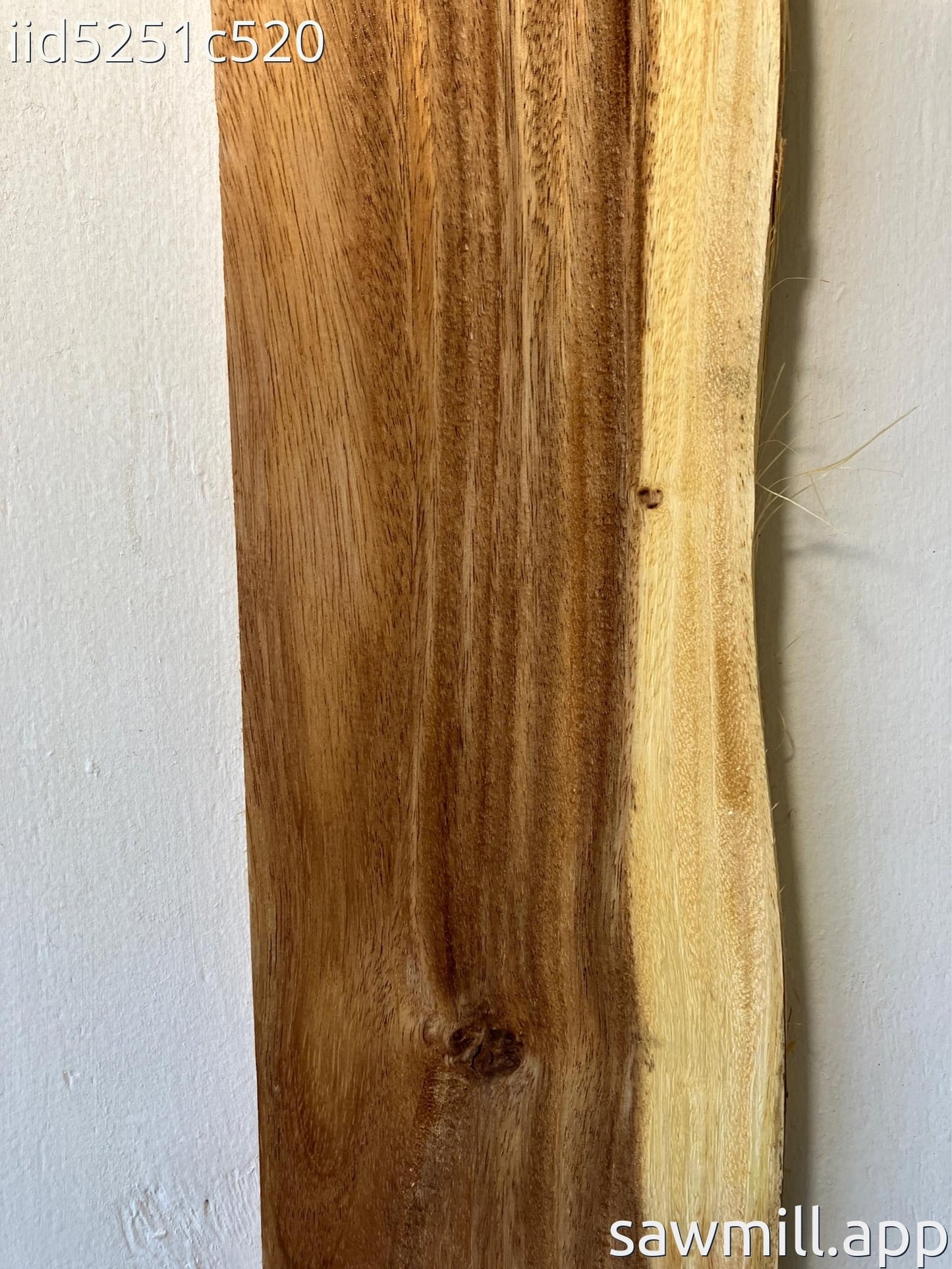 1" x 6" x 58" Monkeypod