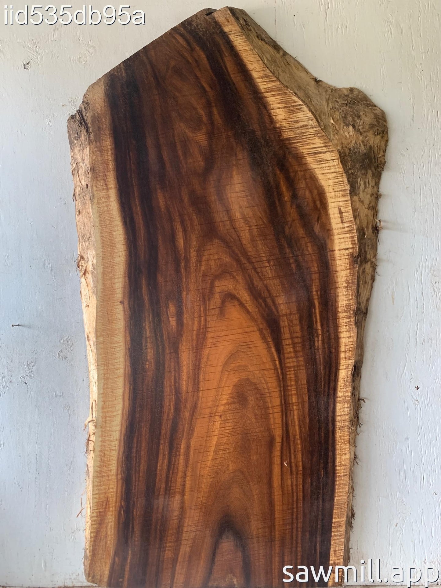 2.5" x 41" x 74" Monkeypod