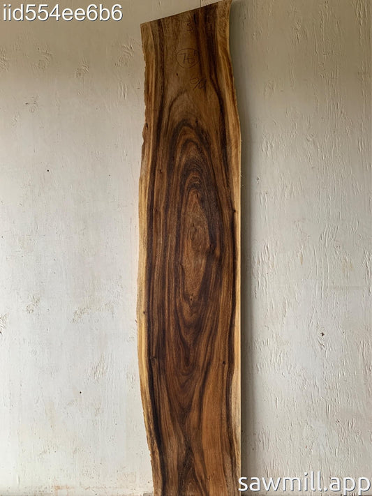 1.5" x 16" x 76" Monkeypod