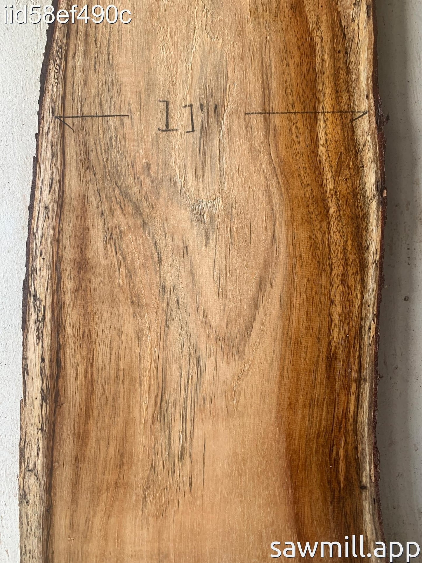 1.5" x 12" x 38" Koa