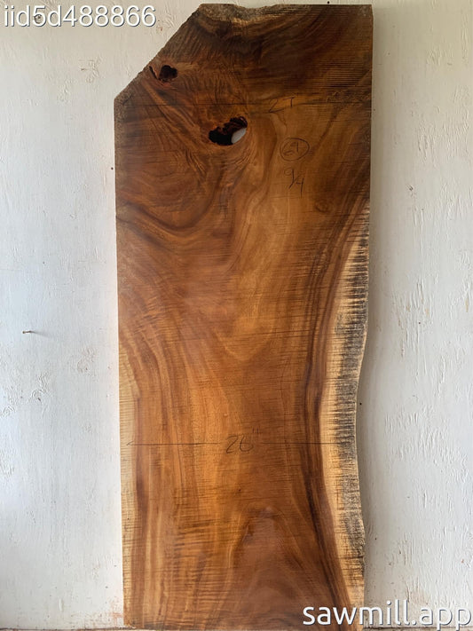 2.25" x 27" x 69" Monkeypod