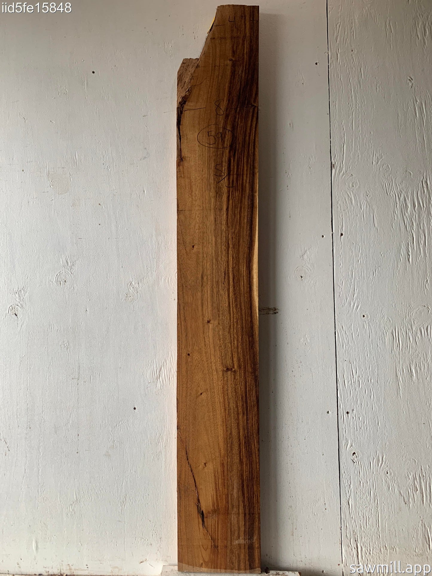 1.25" x 8" x 59" Monkeypod