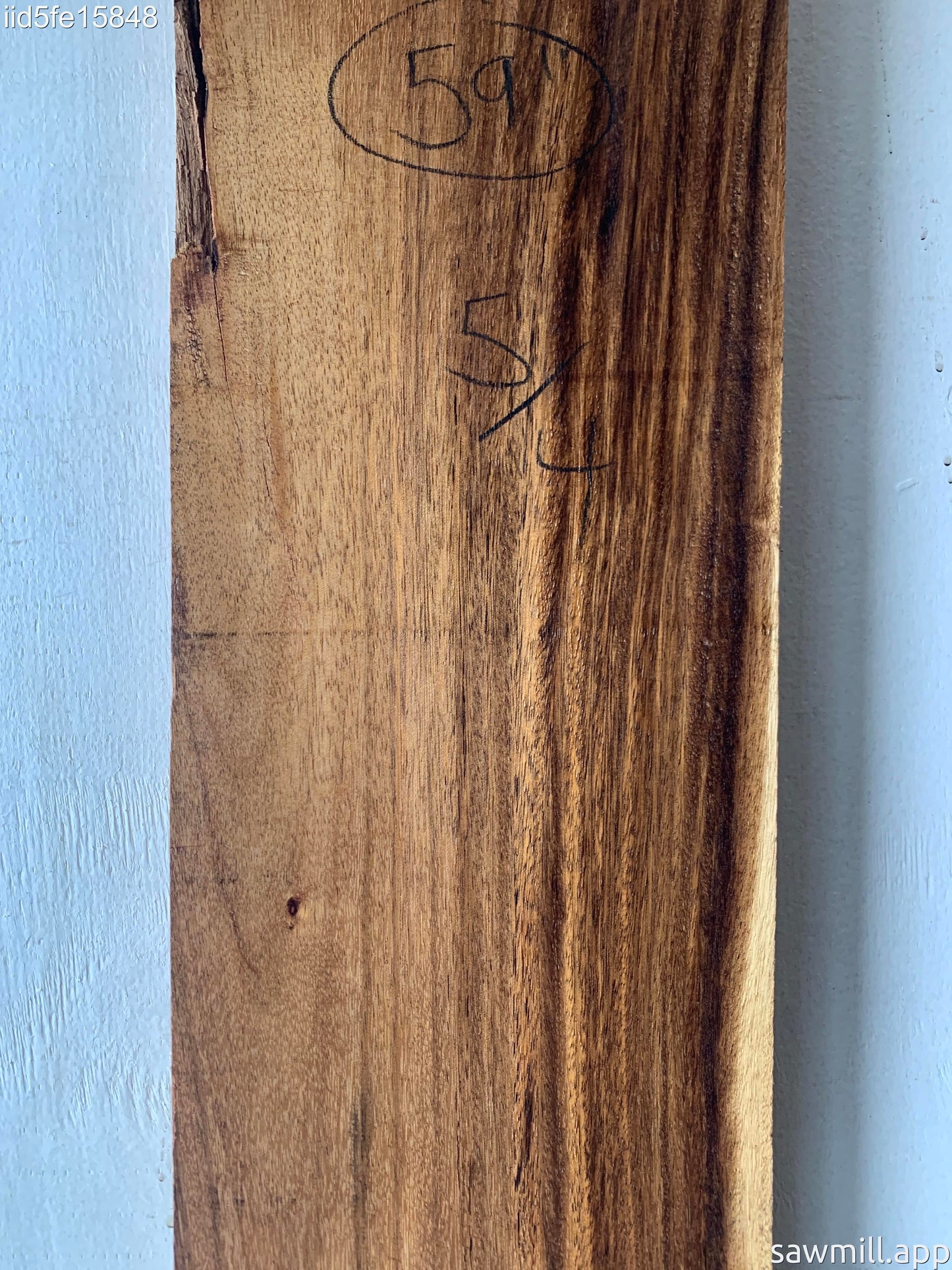 1.25" x 8" x 59" Monkeypod