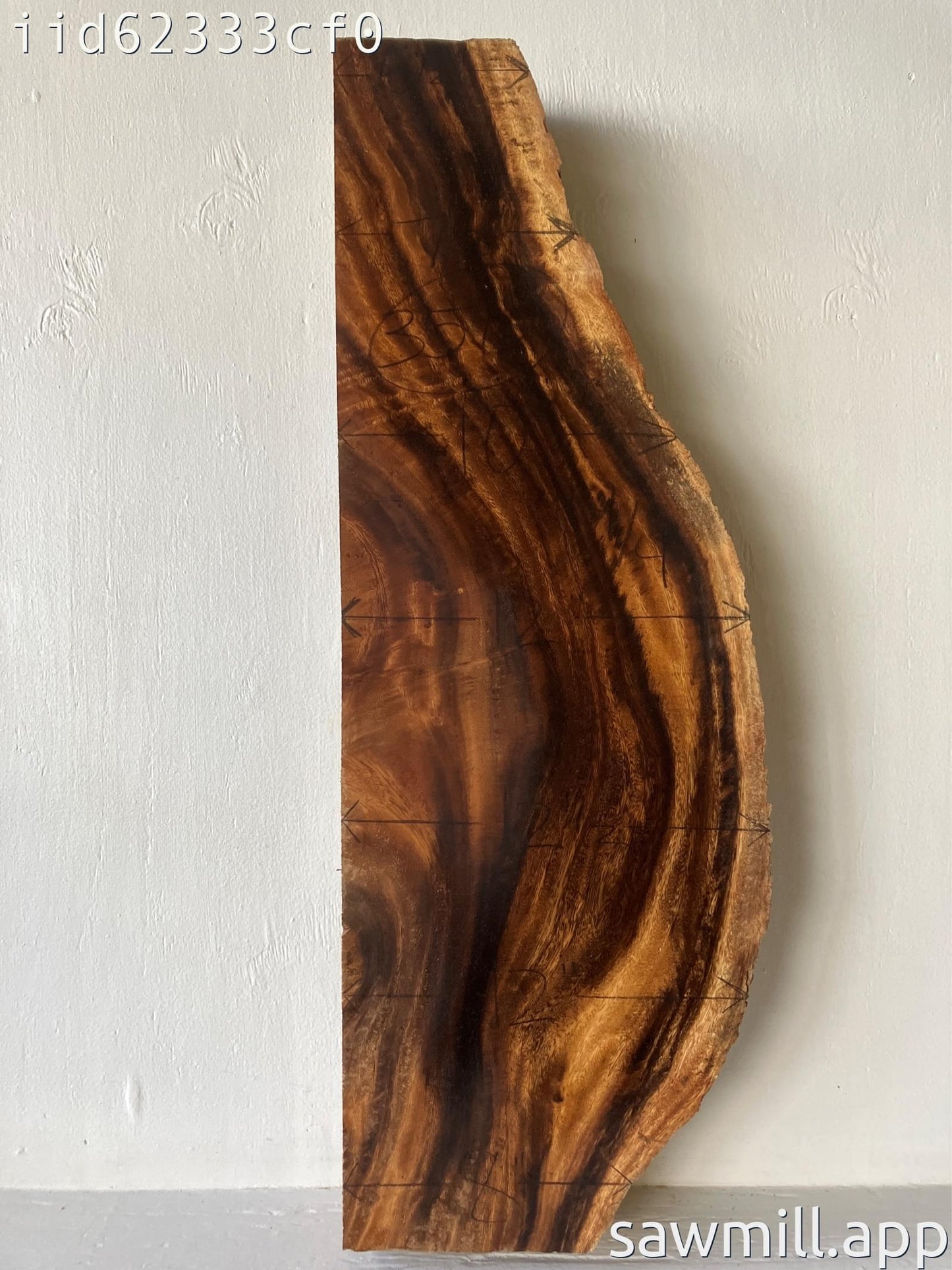 3.5" x 12" x 35" Monkeypod