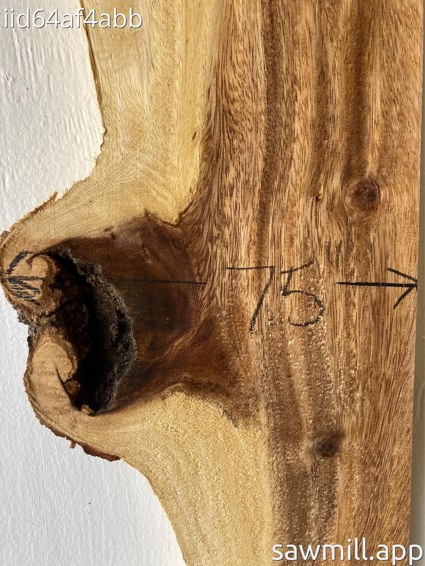1" x 9" x 64" Monkeypod