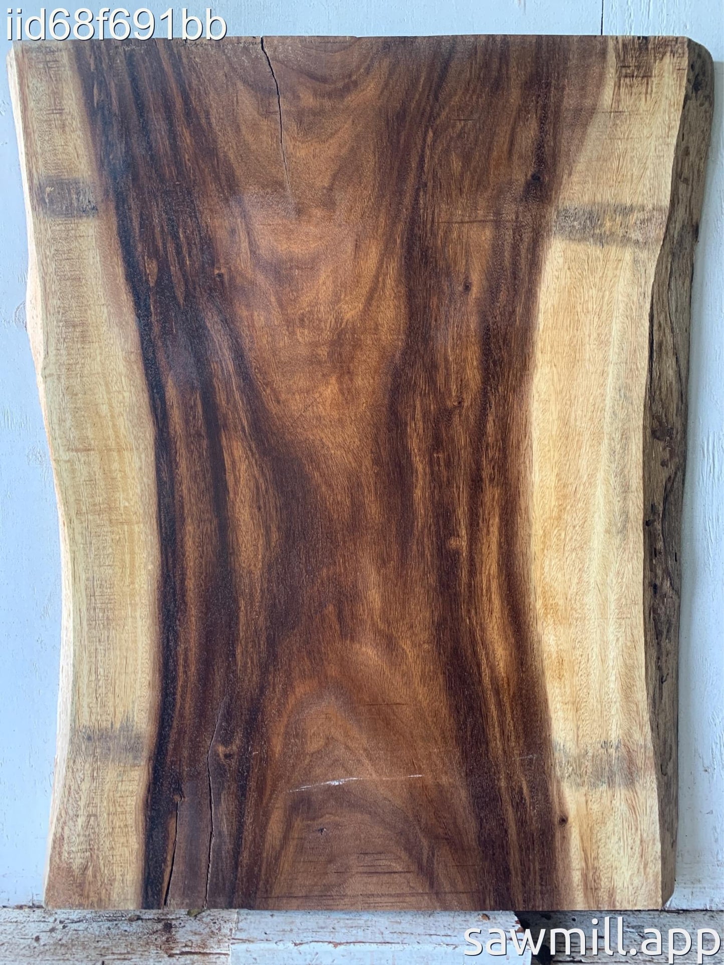 2.25" x 35" x 43" Monkeypod