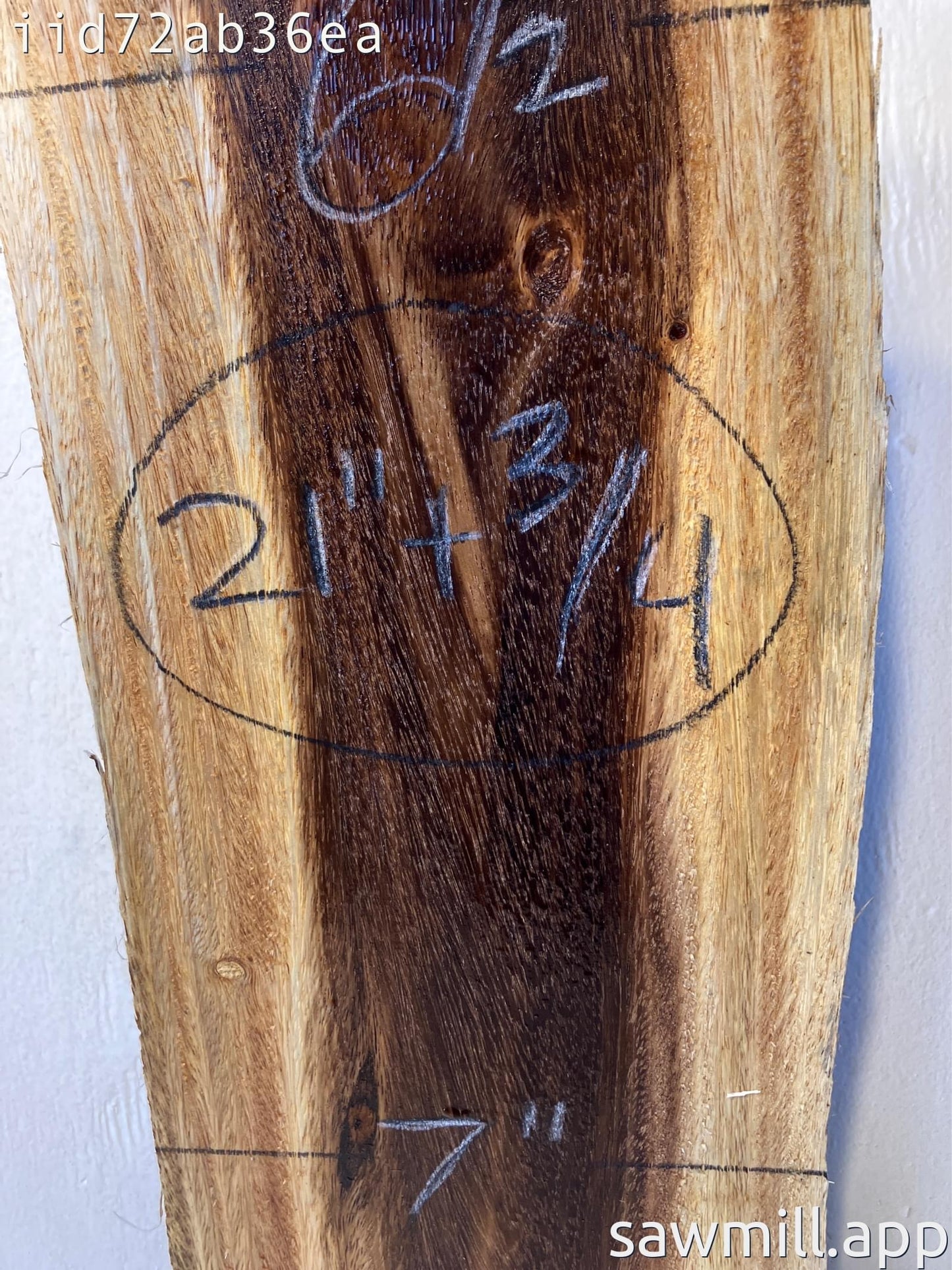 0.75" x 7" x 21" Monkeypod