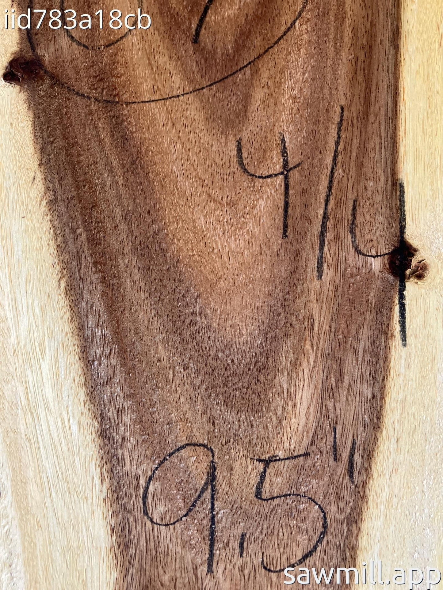 1" x 10" x 67" Monkeypod