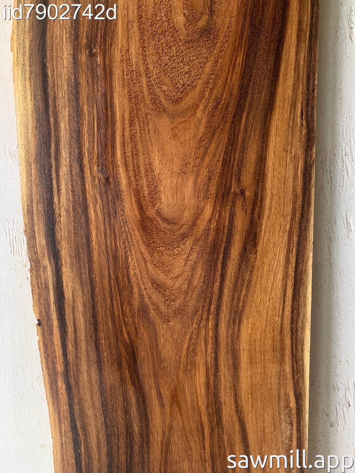 1.5" x 17" x 77" Monkeypod
