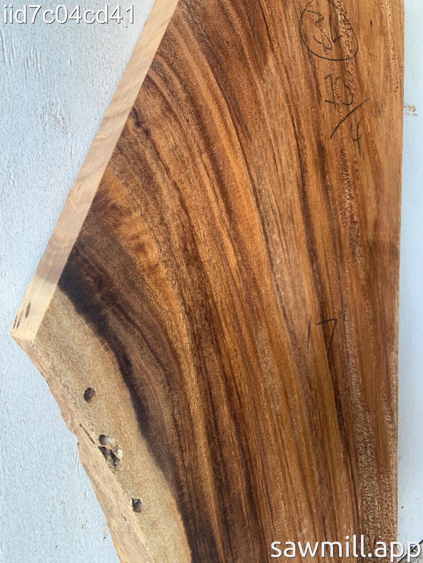 2.5" x 17" x 34" Monkeypod