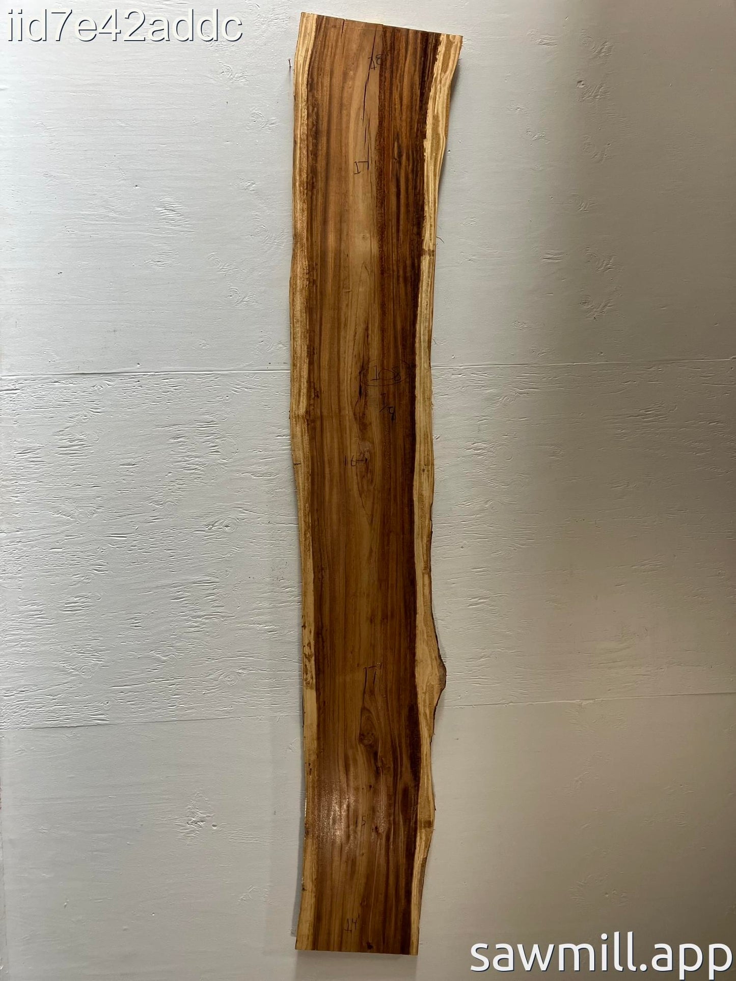 1.75" x 18" x 108" Monkeypod