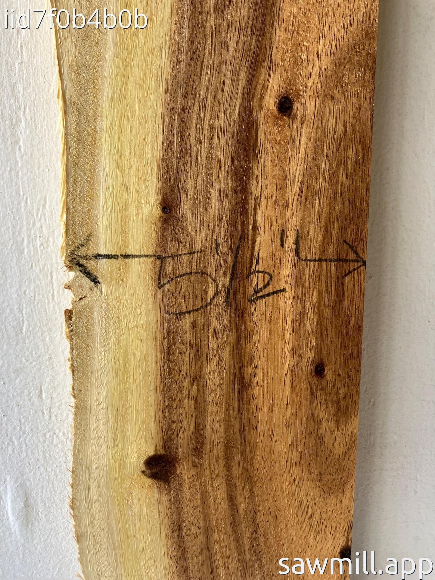 1" x 5" x 26" Monkeypod