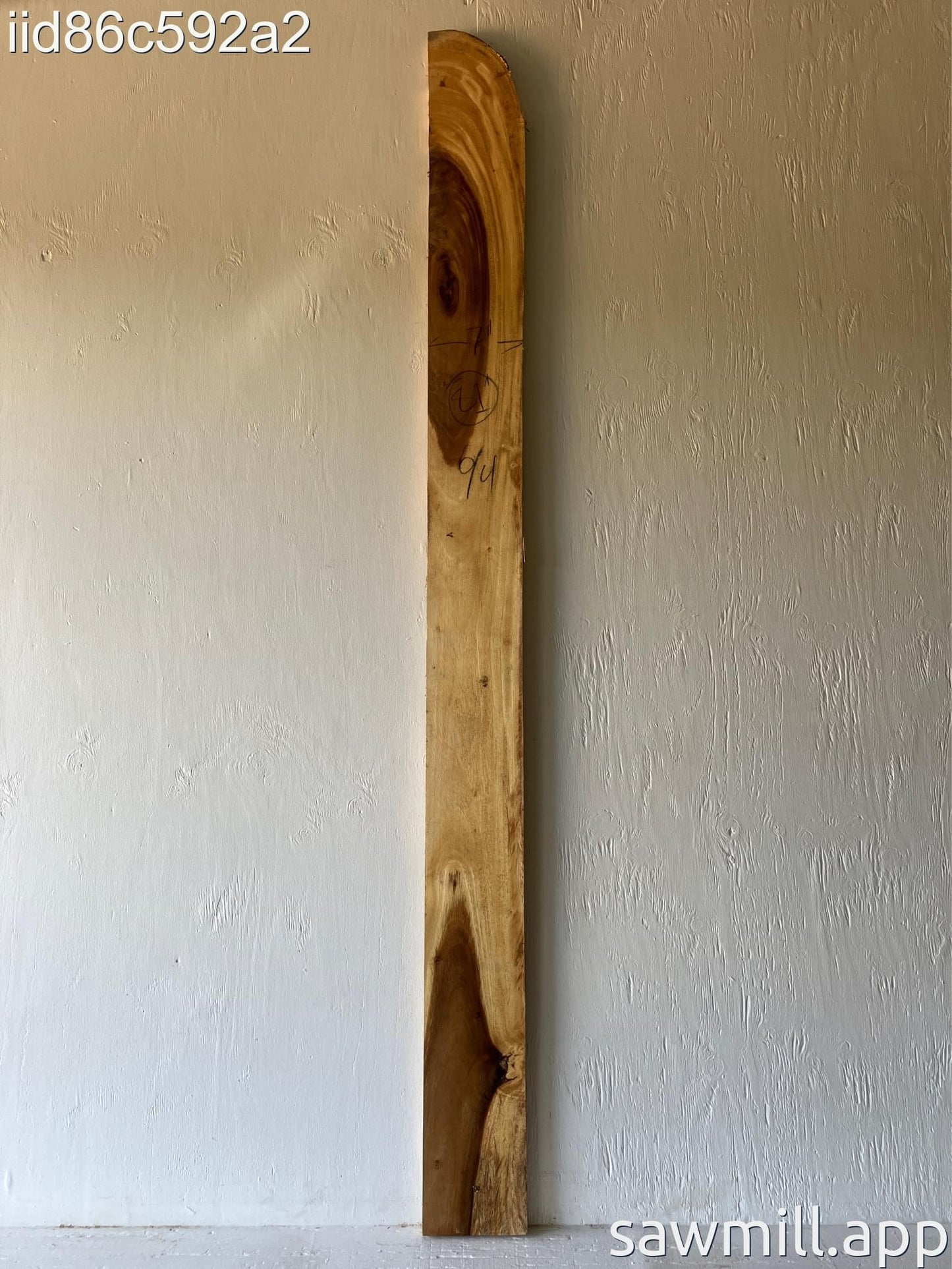 1.5" x 7" x 81" Monkeypod