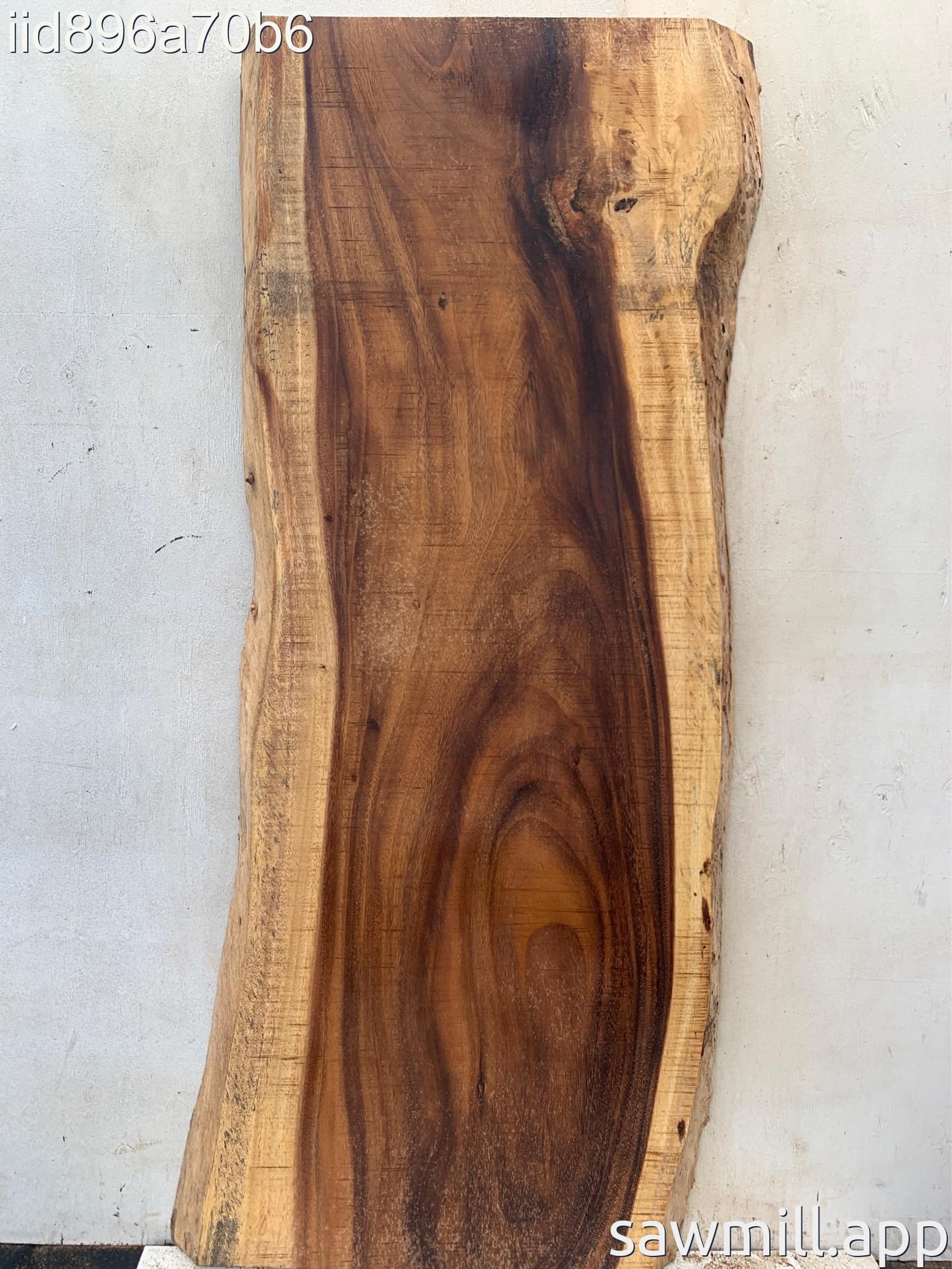 2.25" x 29" x 69" Monkeypod