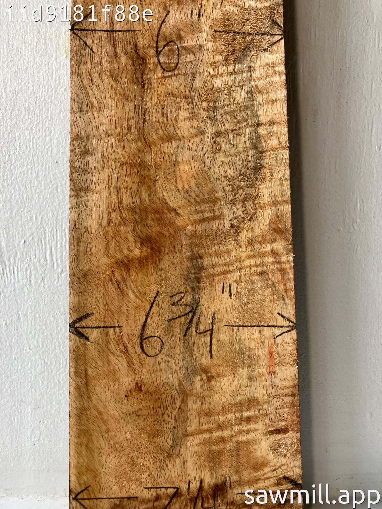 1.5" x 7" x 26" Mango