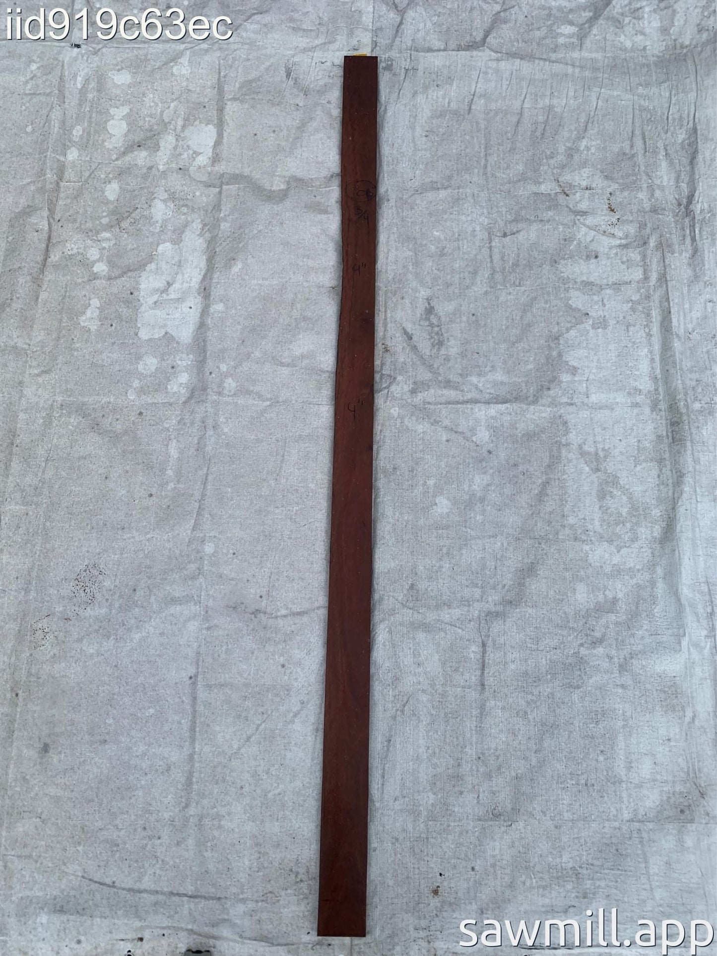 0.75" x 4" x 108" Ironbark Eucalyptus