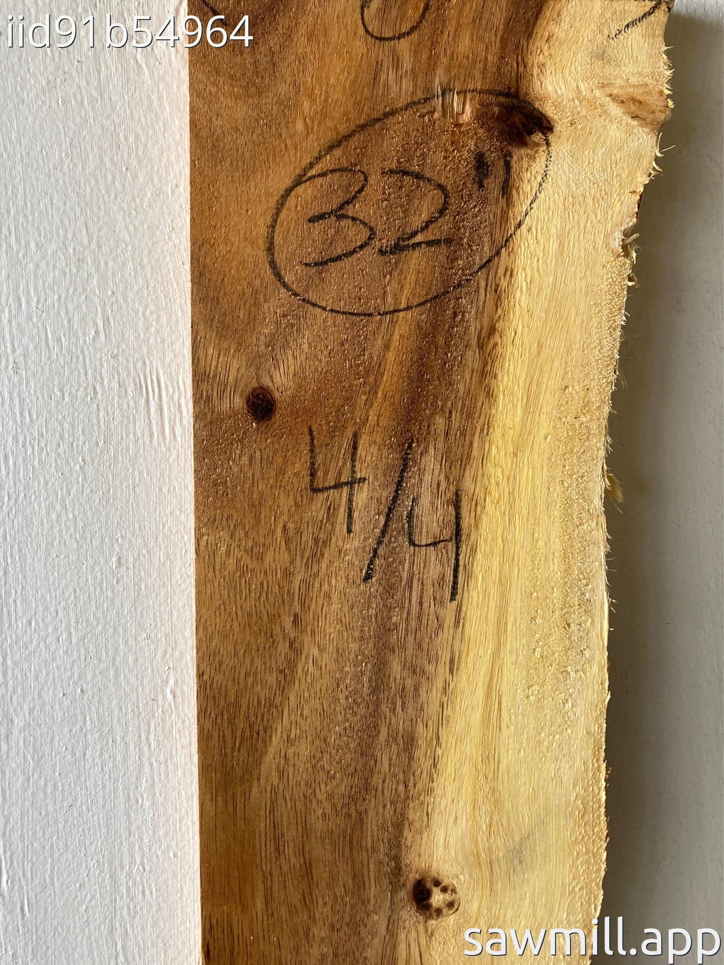 1" x 6" x 32" Monkeypod