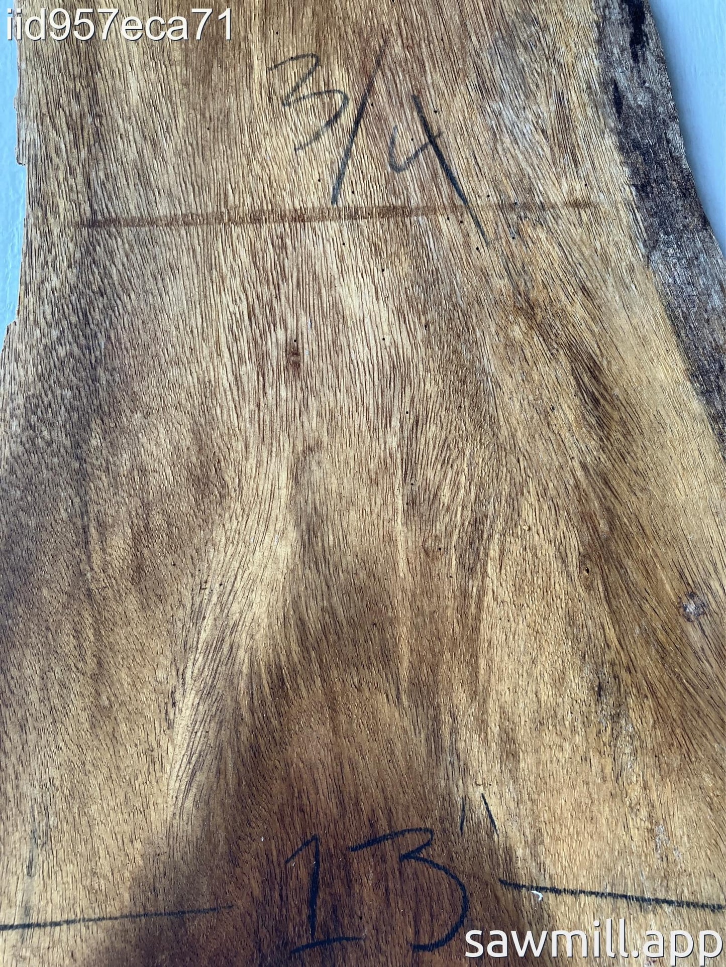 0.75" x 10" x 31" Monkeypod
