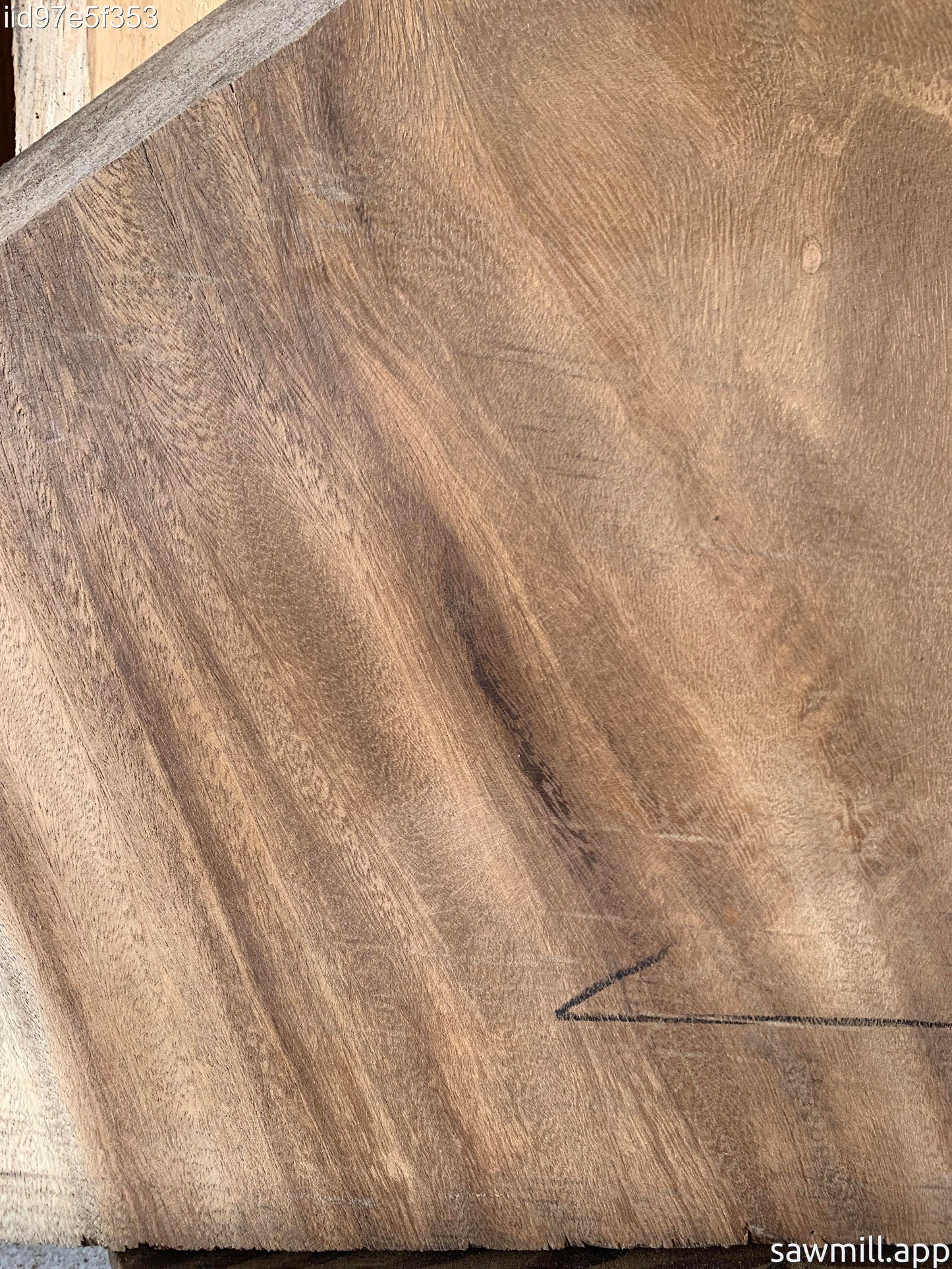 2.25" x 33" x 20" Monkeypod