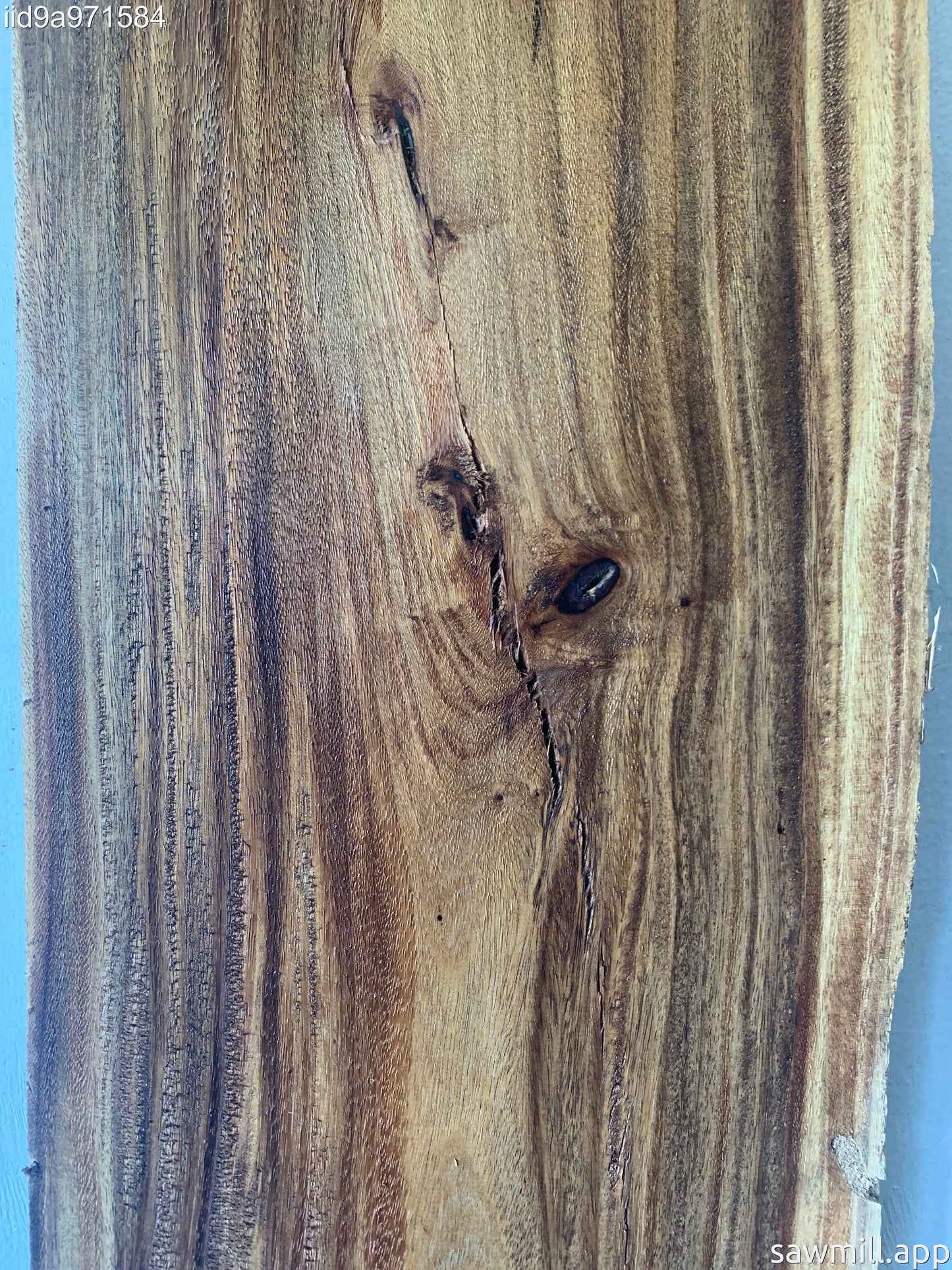 1.5" x 12" x 65" Monkeypod