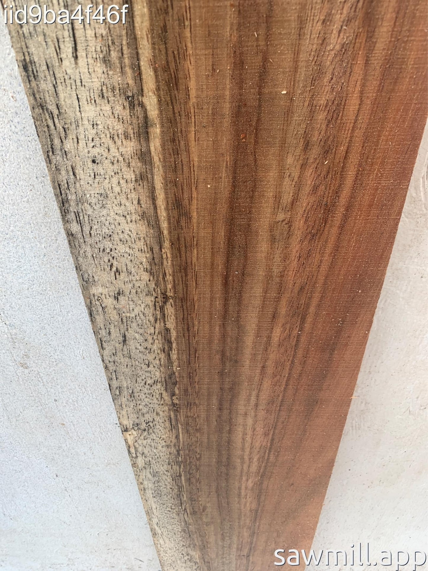 1" x 8" x 84" Chocolate Albizia