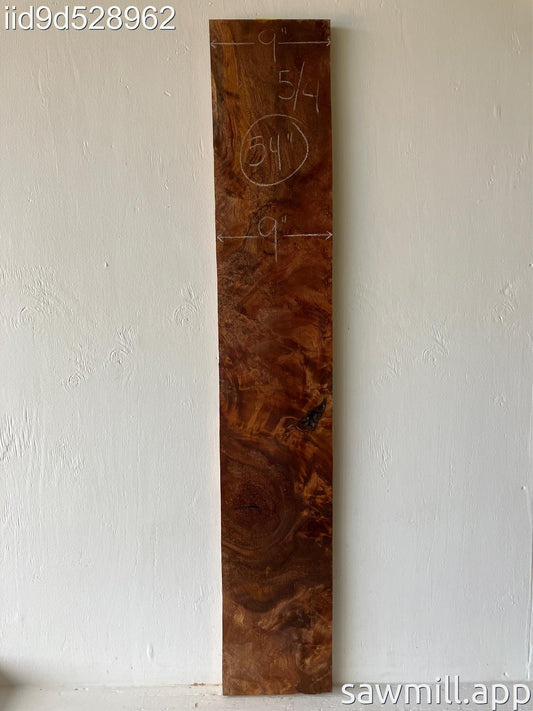 1.25" x 9" x 54" False Kamani