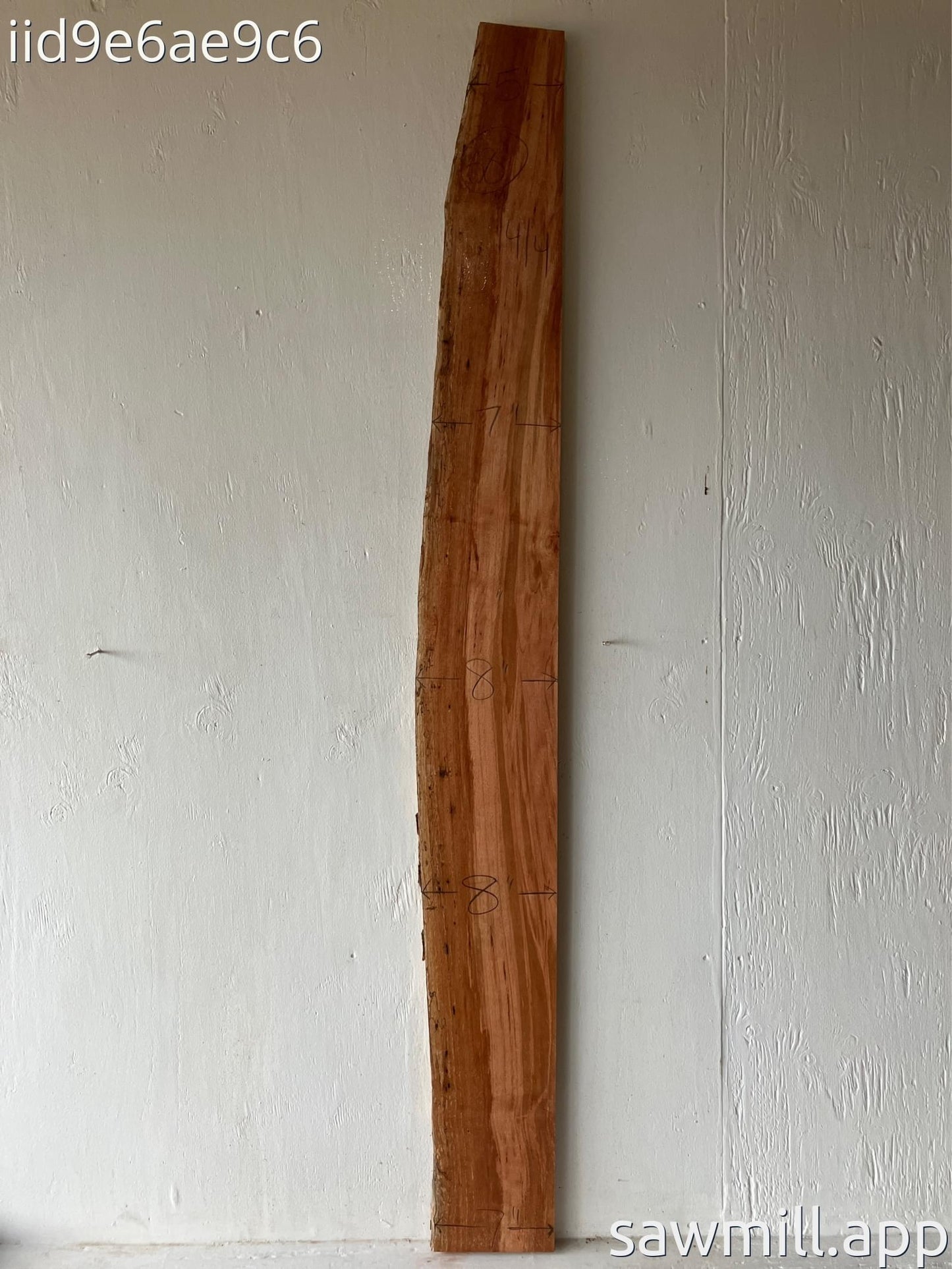 1" x 8" x 68" False Kamani