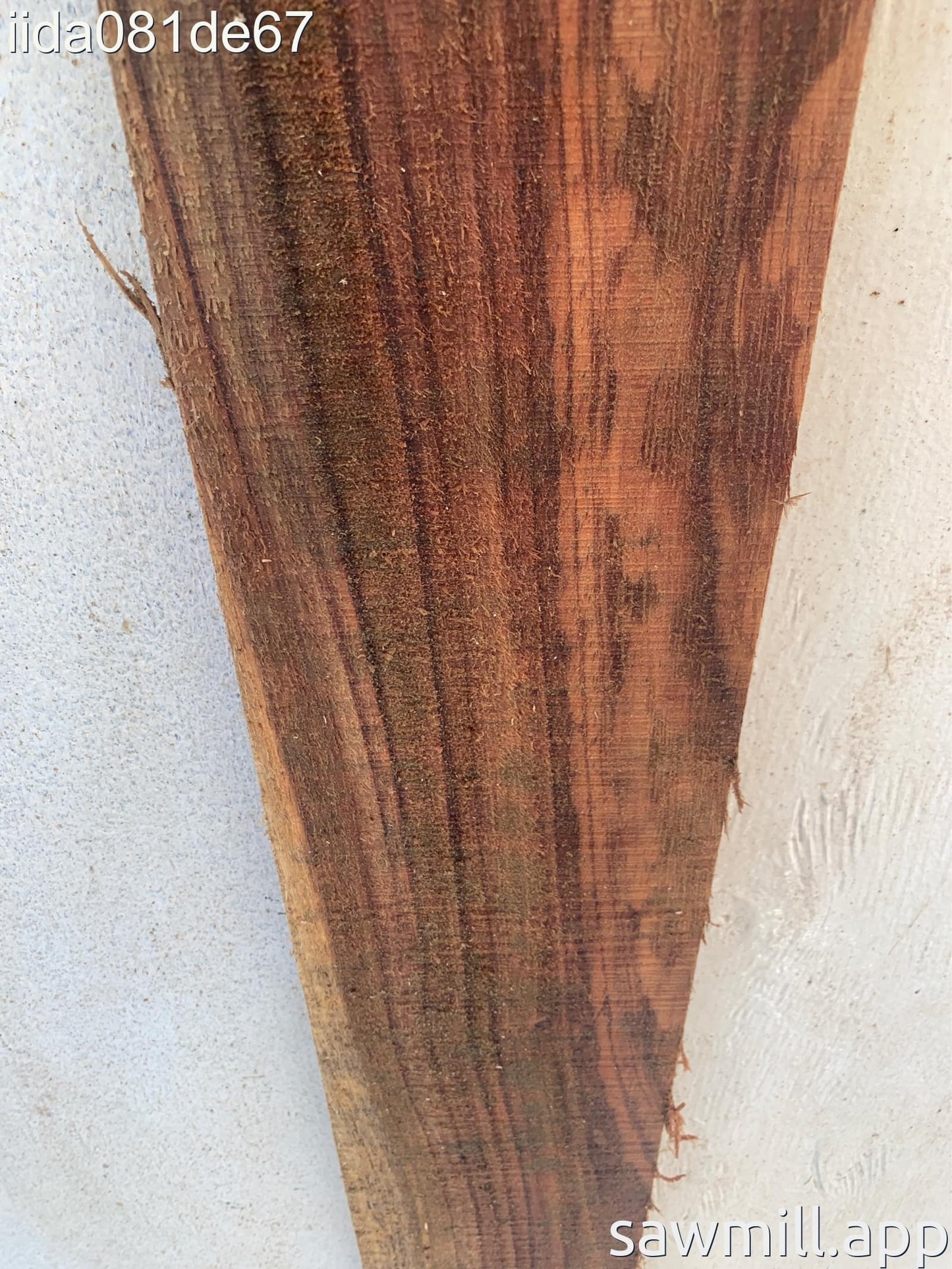 1" x 5" x 86" Chocolate Albizia