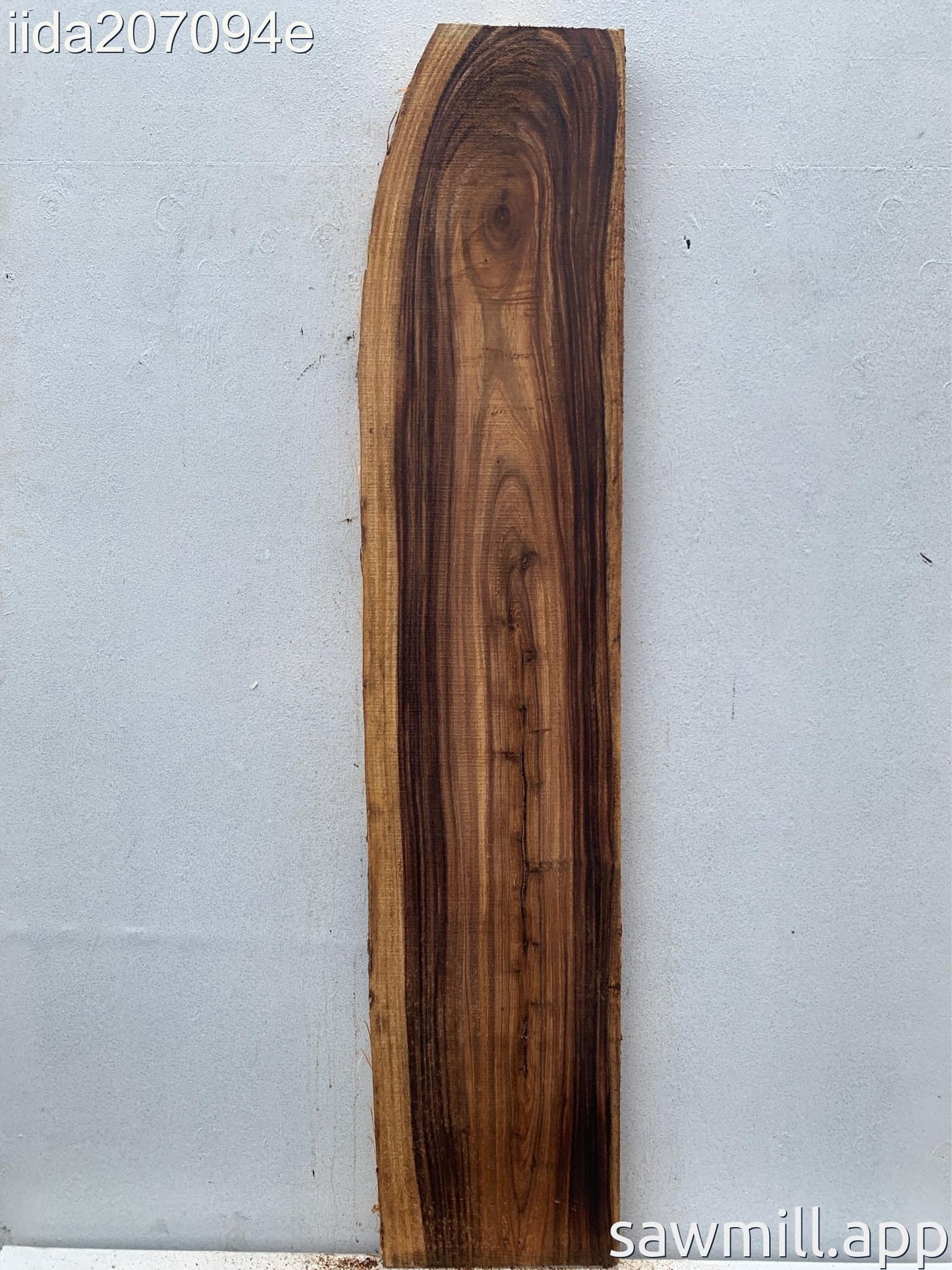 1.25" x 11" x 56" Monkeypod