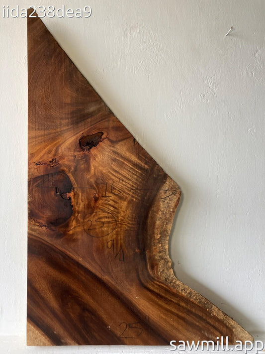 2.25" x 25" x 25" Monkeypod