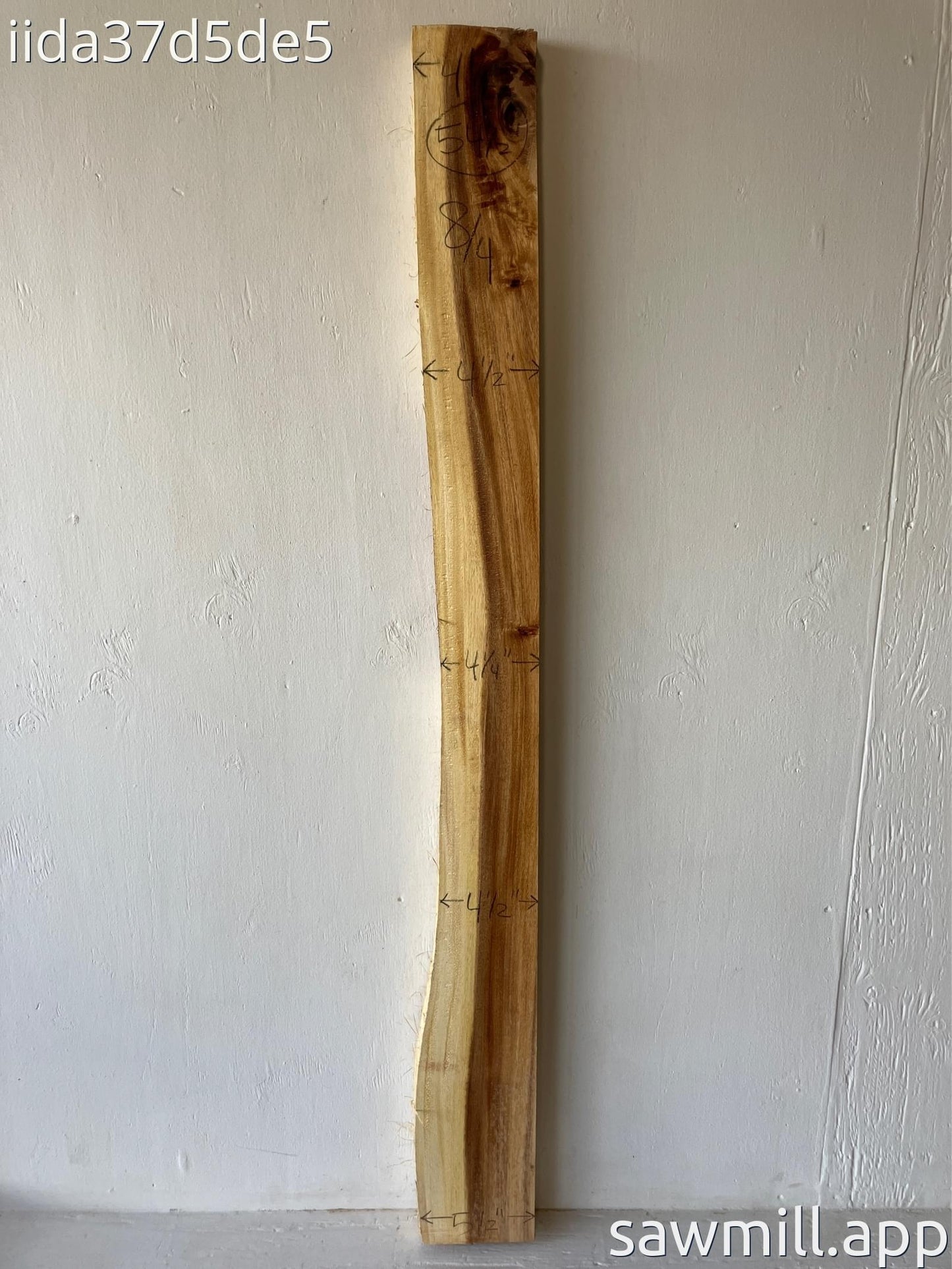 2" x 5" x 54" Monkeypod