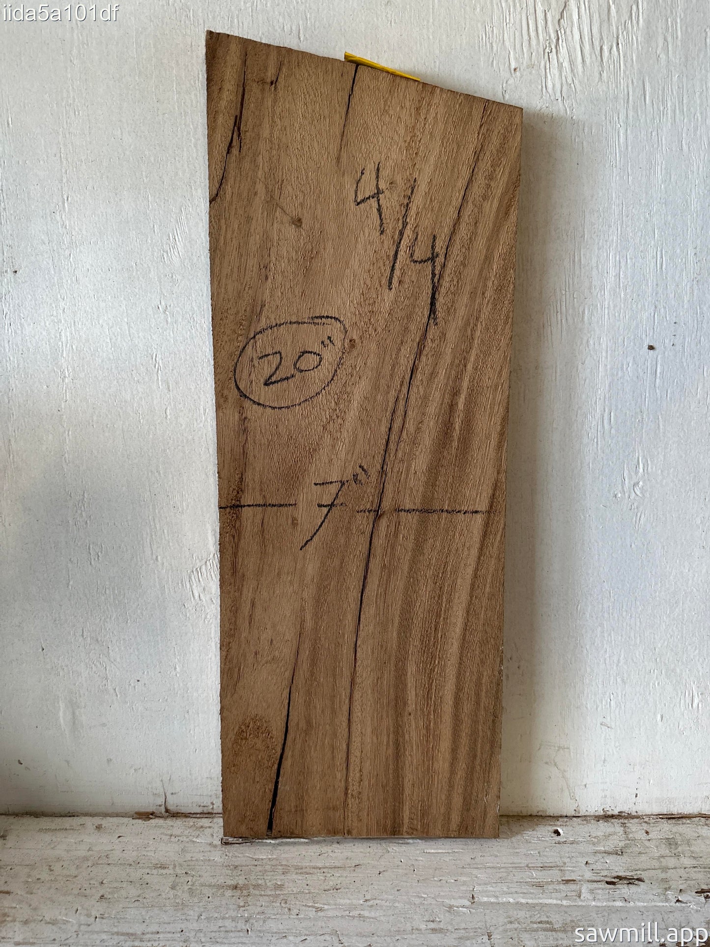 1" x 7" x 20" Monkeypod