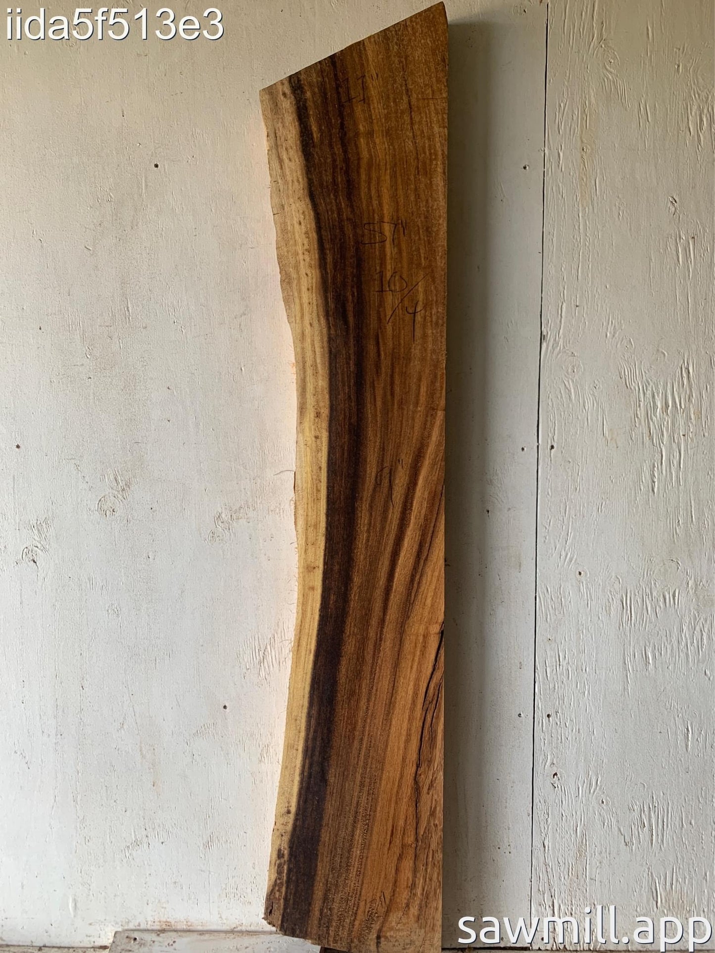 2.5" x 12" x 57" Monkeypod