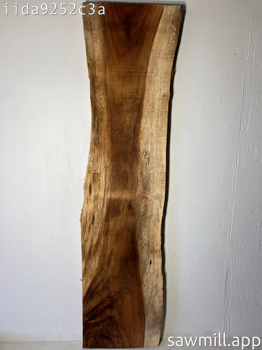 2" x 15" x 61" Chocolate Albizia