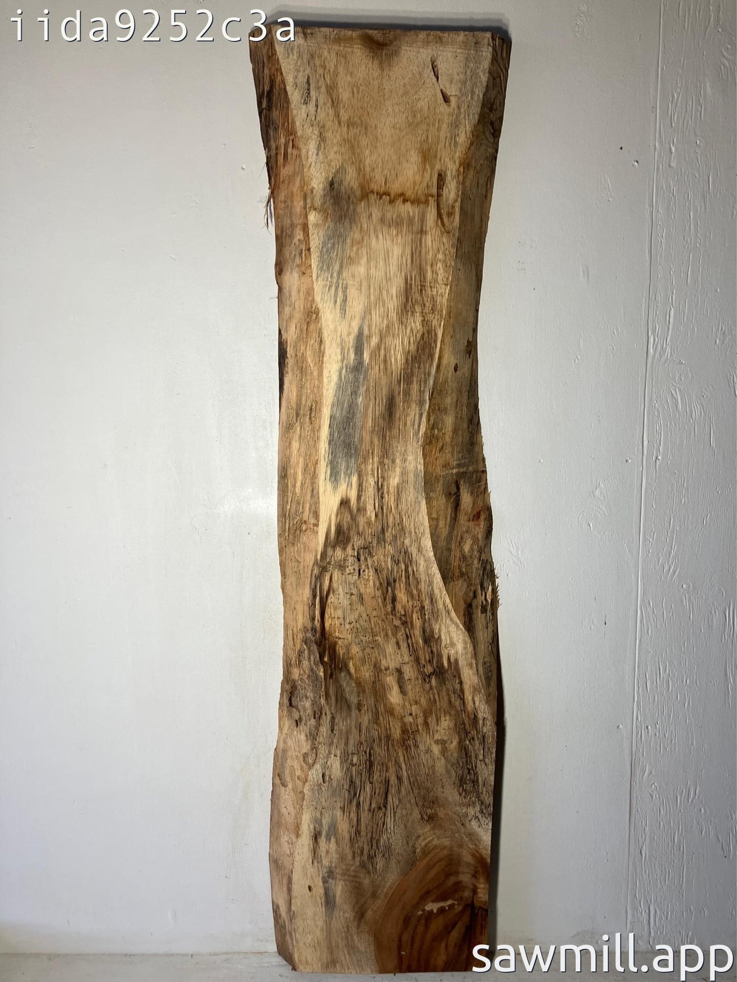 2" x 15" x 61" Chocolate Albizia