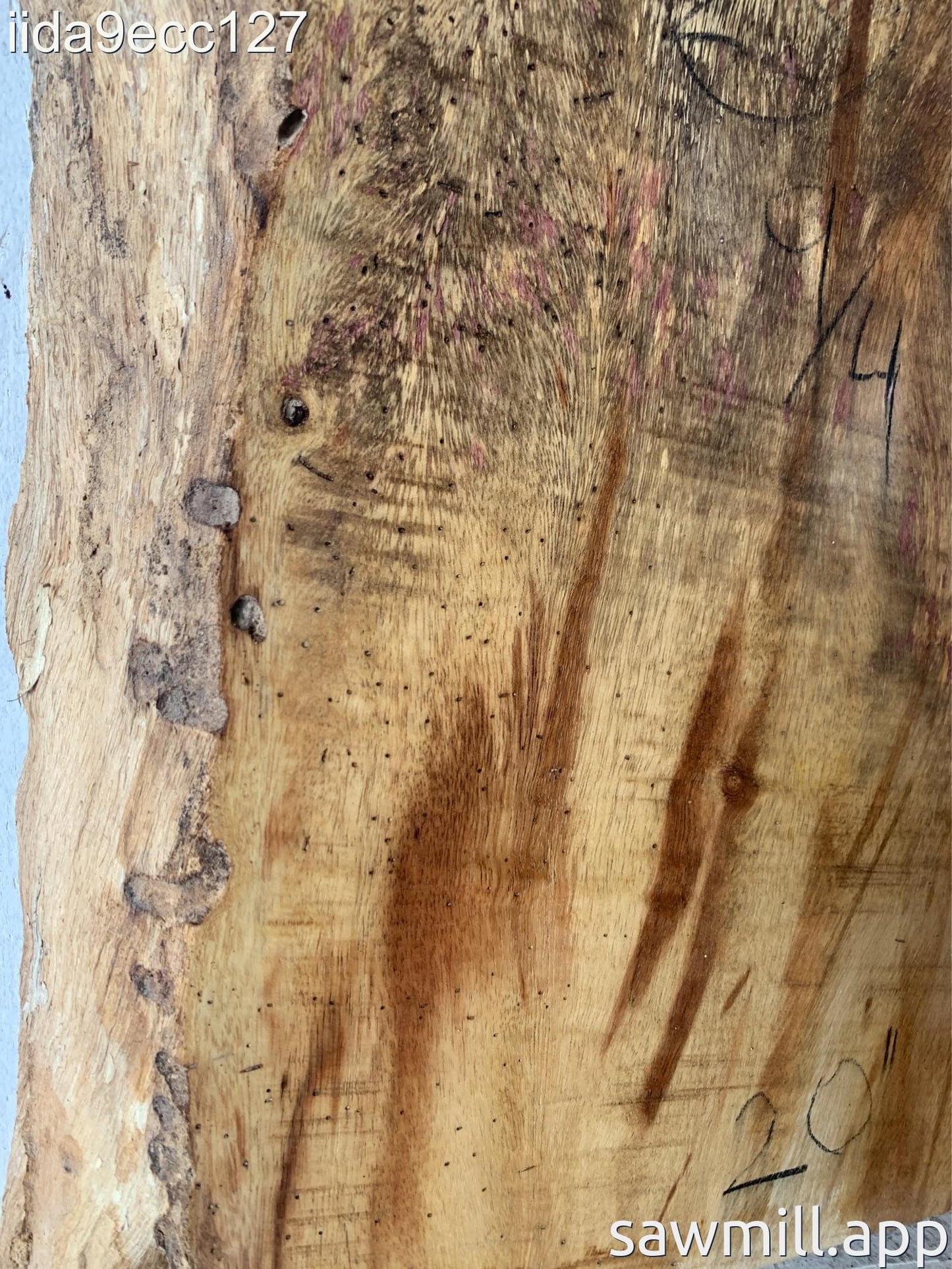 2.25" x 20" x 28" Monkeypod