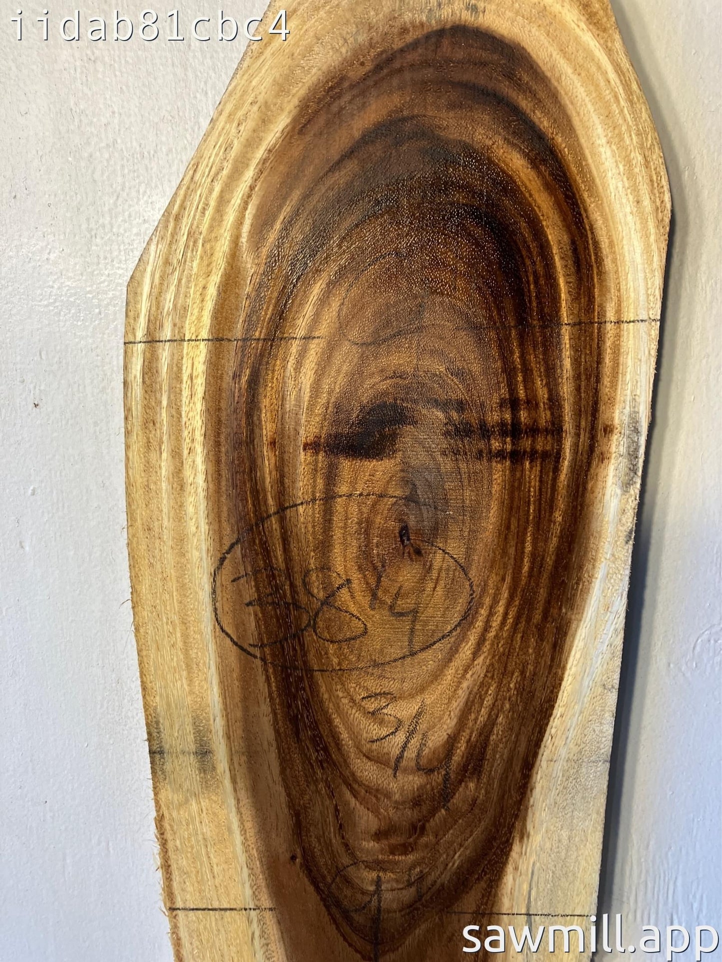 0.75" x 9" x 38" Monkeypod