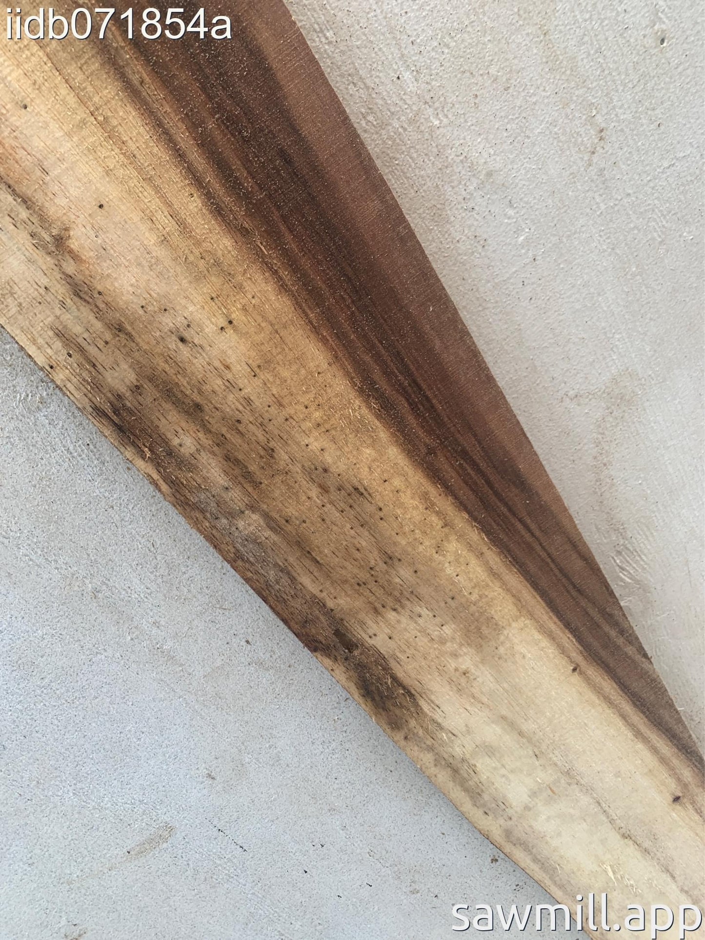 1" x 7" x 82" Chocolate Albizia