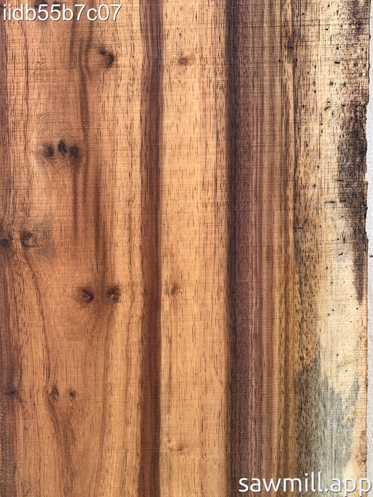 2" x 20" x 100" Chocolate Albizia