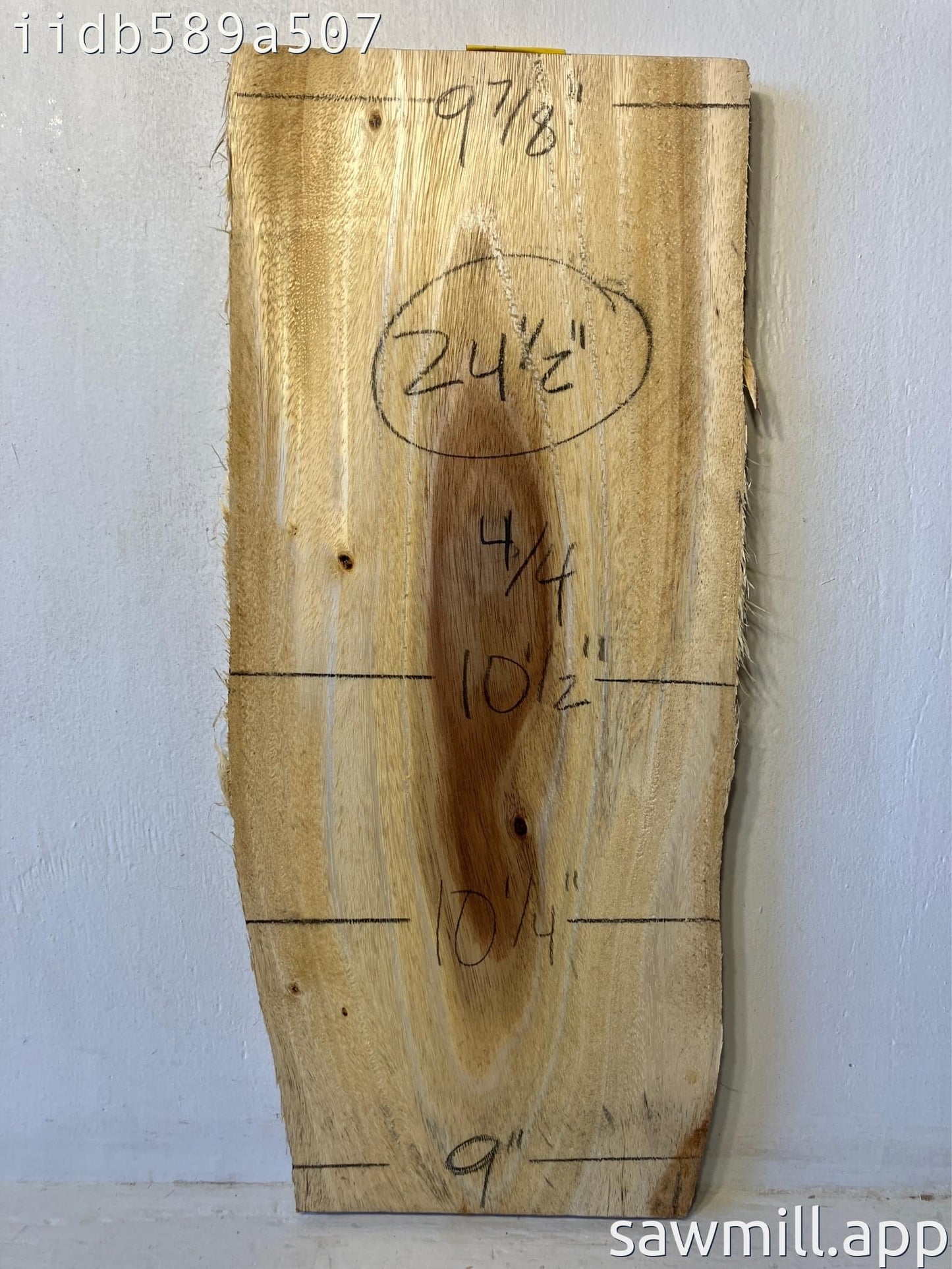 1" x 10" x 24" Monkeypod