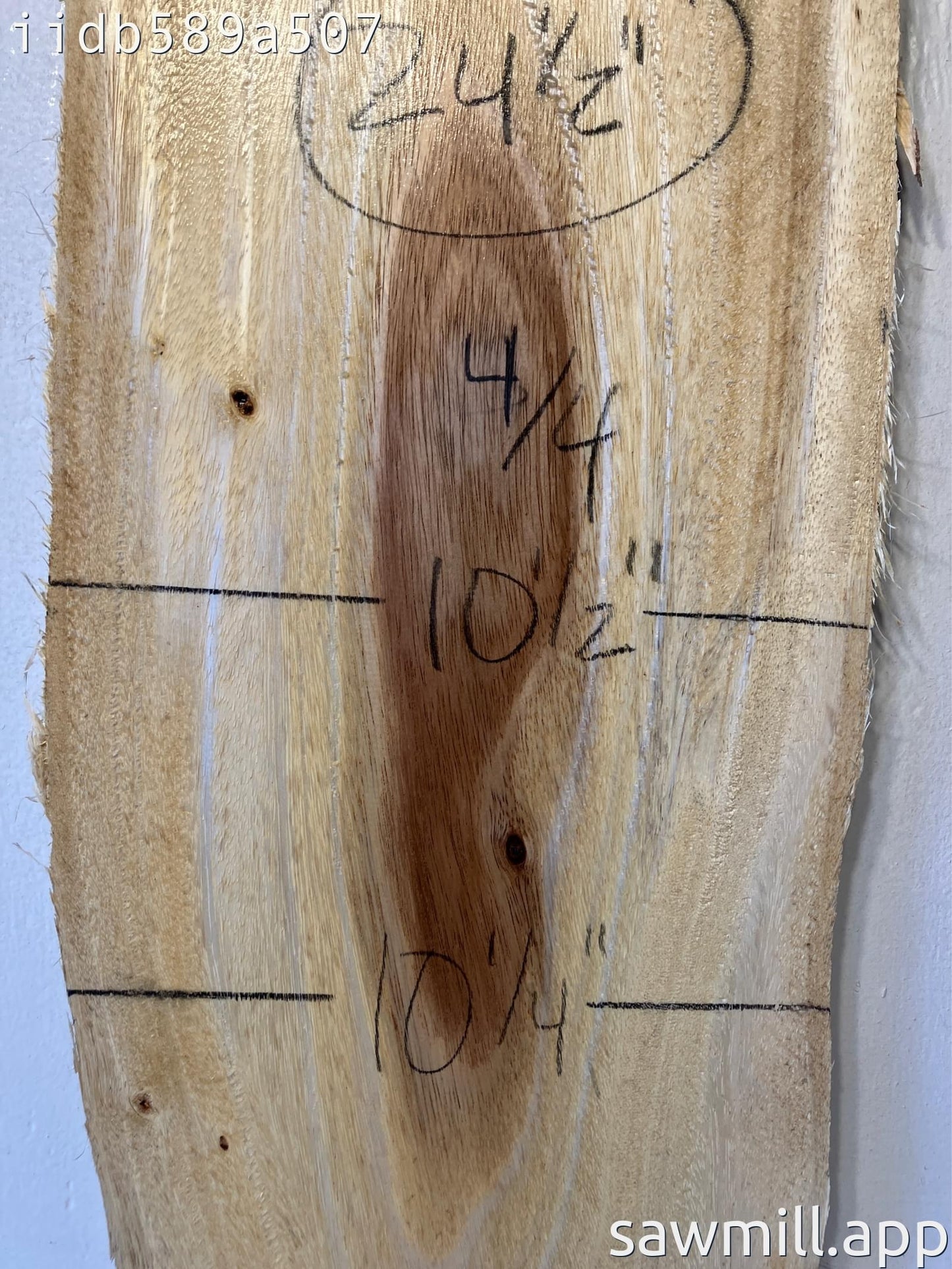 1" x 10" x 24" Monkeypod