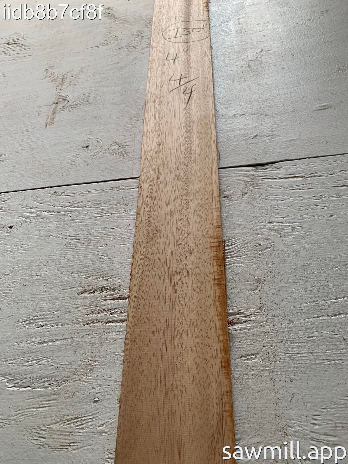 1" x 4" x 130" Albizia
