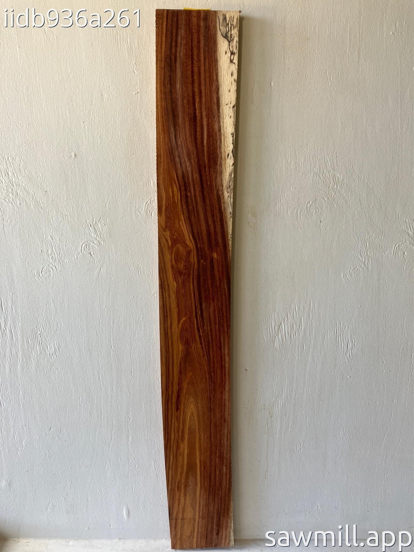 1" x 6" x 45" Chocolate Albizia