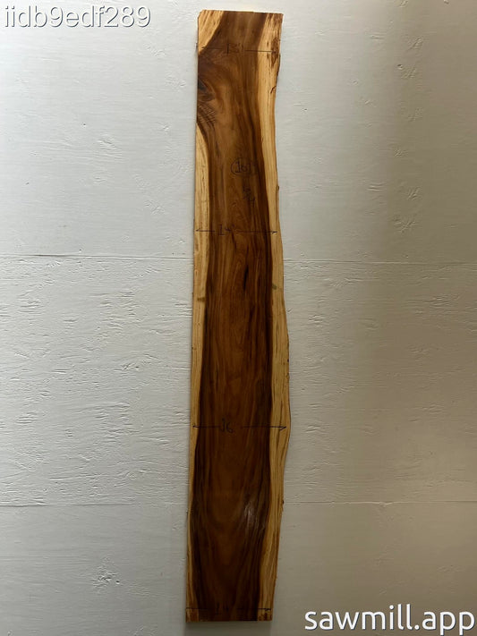 1.5" x 16" x 101" Monkeypod