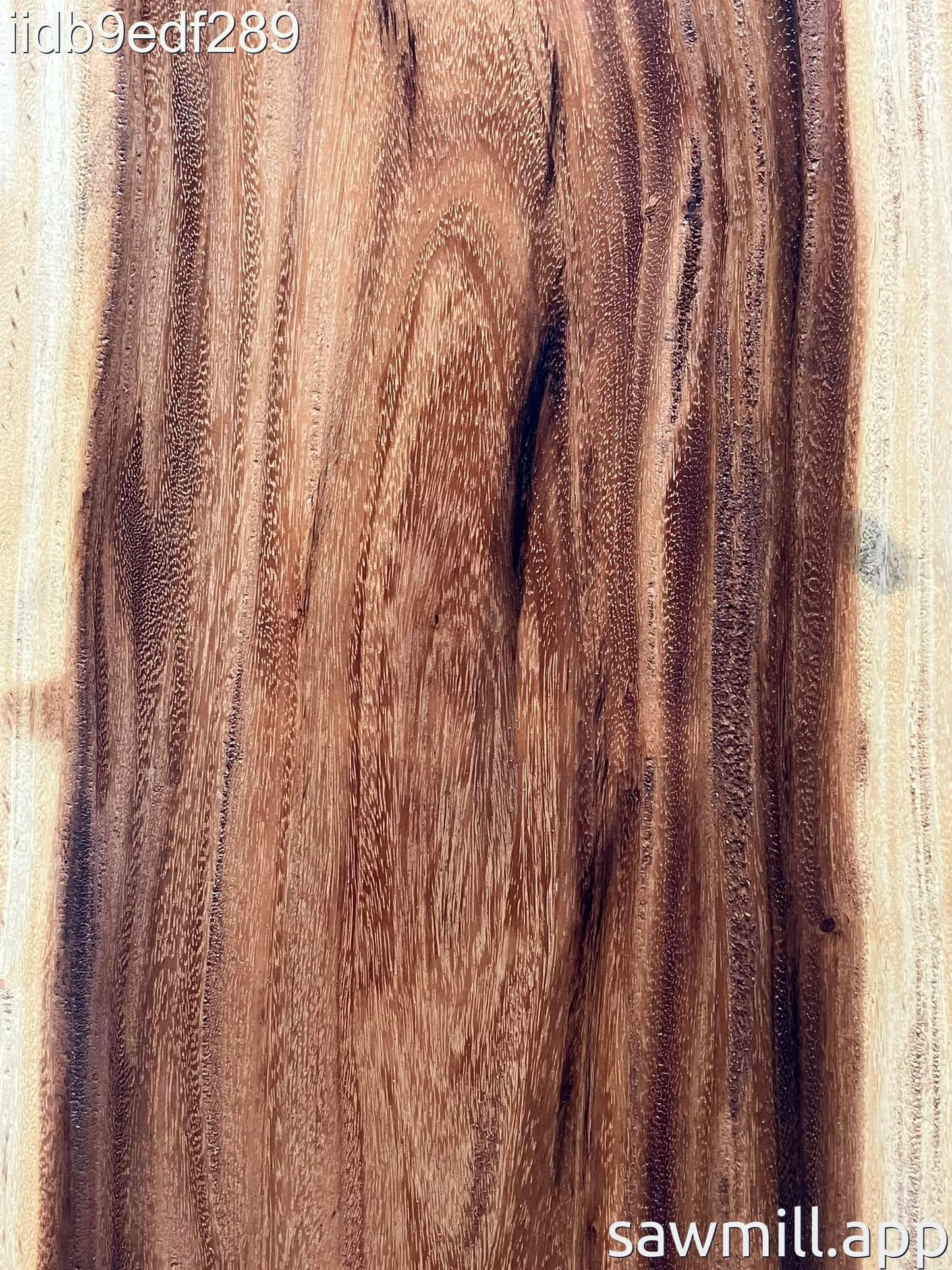 1.5" x 16" x 101" Monkeypod