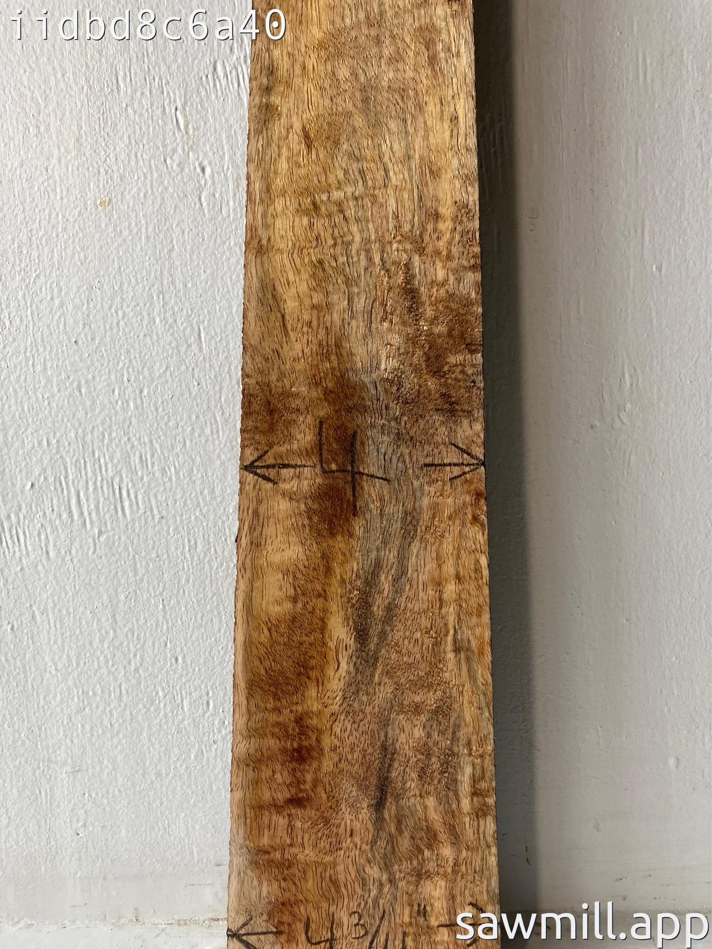 1.5" x 4" x 33" Mango