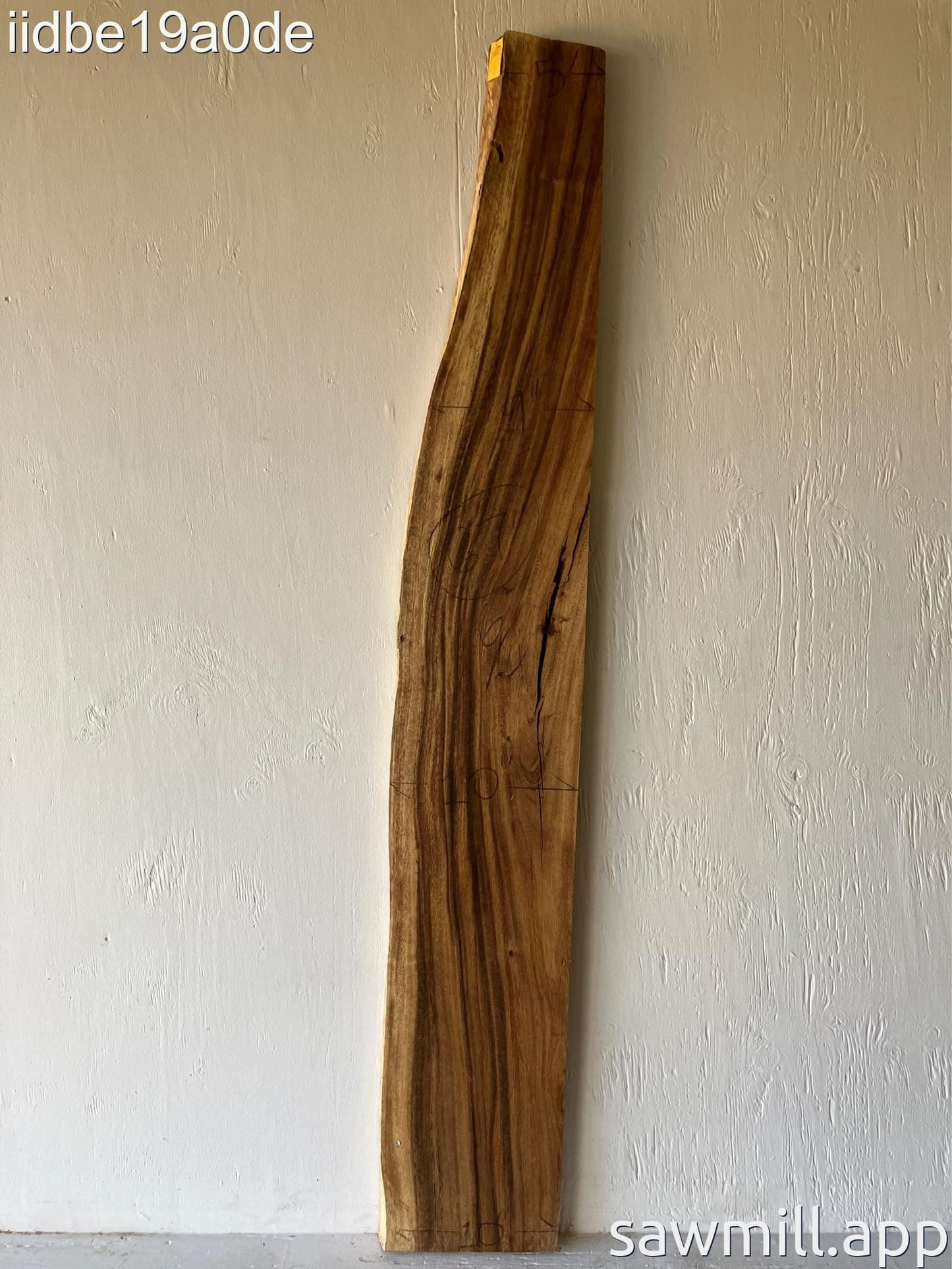 1.5" x 10" x 67" Monkeypod