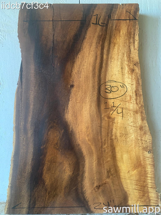 2.75" x 24" x 30" Monkeypod