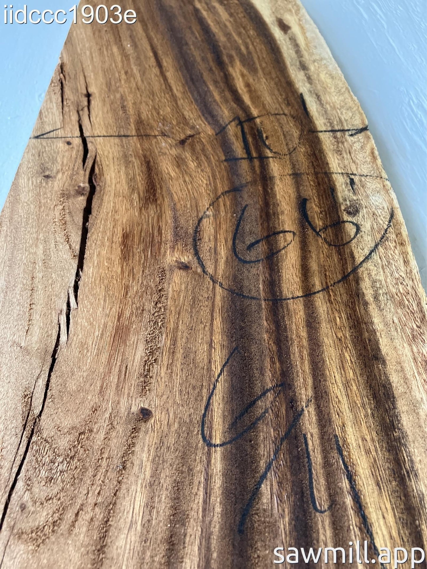 1.5" x 10" x 66" Monkeypod